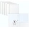 Better Office Products 2 Pocket Paper Folders Portfolio W/Prongs, Matte Texture, Letter Size, White, 50PK 84219 - alternate 1